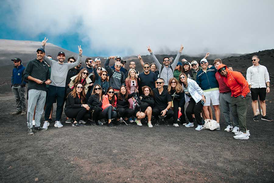 Mount Etna excursion for the newlyweds