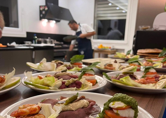 chef in villa - event in sicily